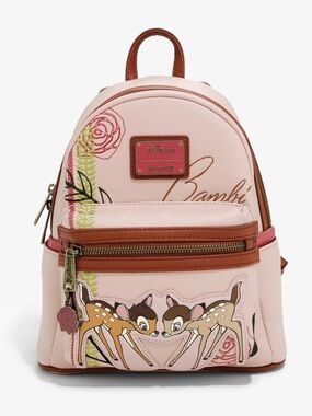 Loungefly Bambi Pink Mini Backpack OS